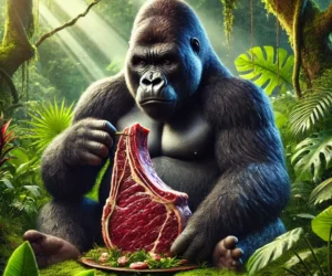 Krogmodnet gorilla steak 450 g – rå, saftig bøf med kraftig struktur