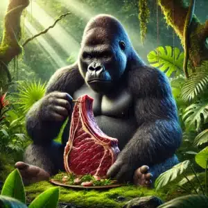 Krogmodnet gorilla steak 450 g – rå, saftig bøf med kraftig struktur