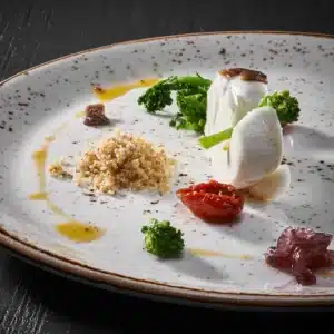Økologisk frisk treccia mozzarella – flettet ost af økologisk komælk