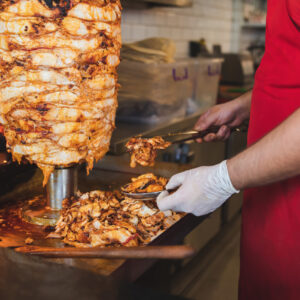 Kyllingkebab færdigret 1 kg