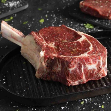 Krogmodnet græsfodret Côte de Boeuf 900–1100 g af dansk oksekød