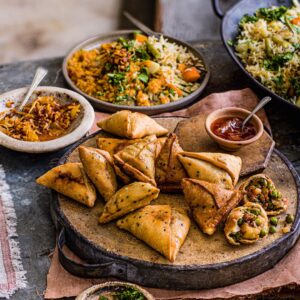 Kylling Samosa 650g – sprøde samosa med krydret kyllingefyld