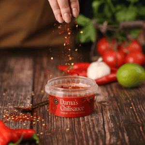 Chilisauce 175 g med tomat, chili og hvidløg – krydret sauce til grillmad og kebab