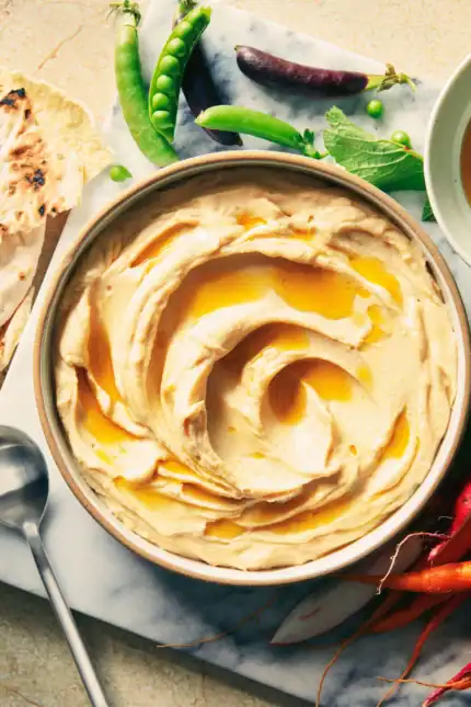 Hummus 175 g – cremet kikærtedip med tahini og hvidløg